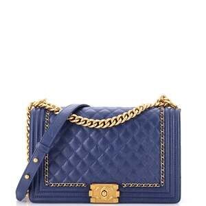 Chanel Jacket Boy Flap Bag Quilted Aged #220971C38B